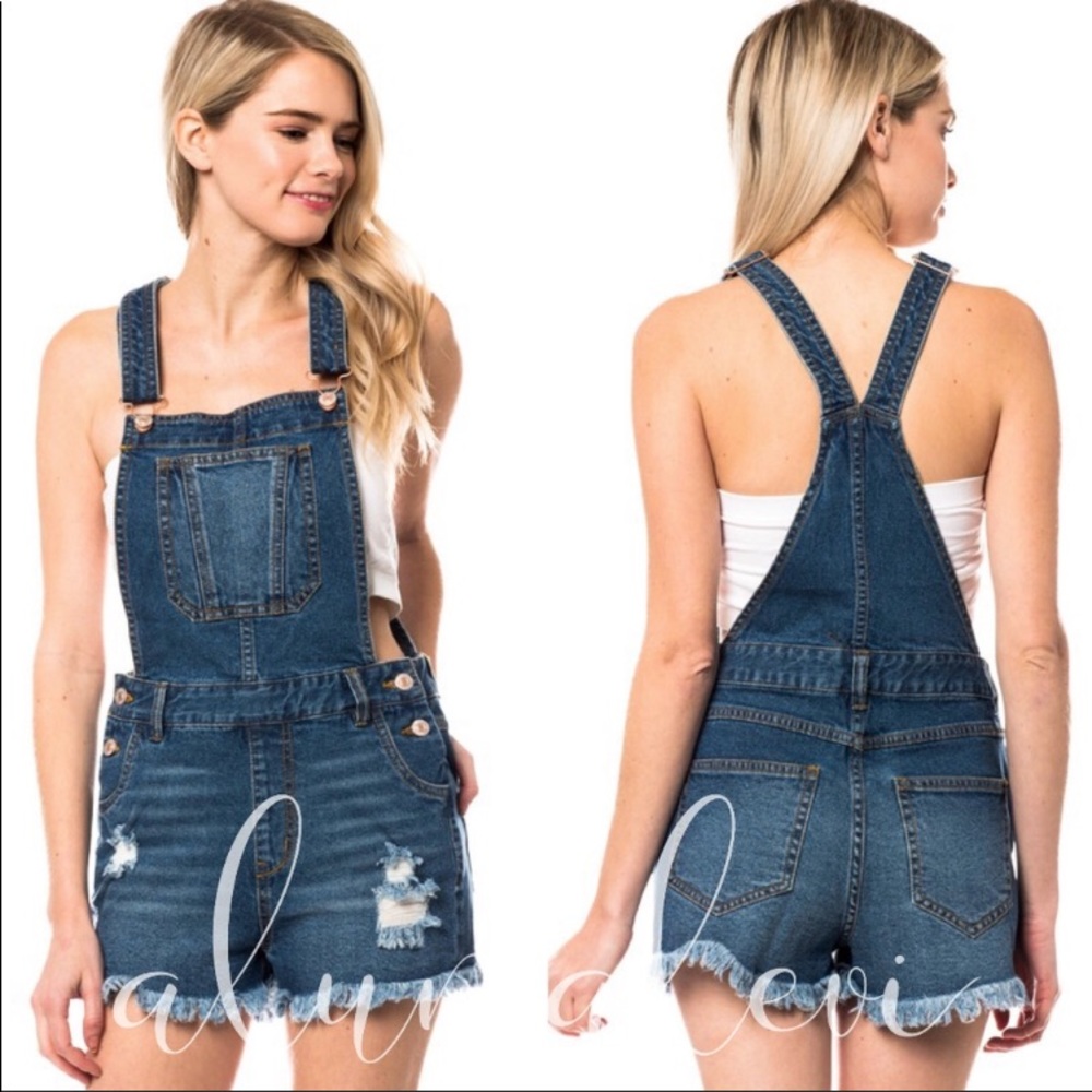 Denim Overalls